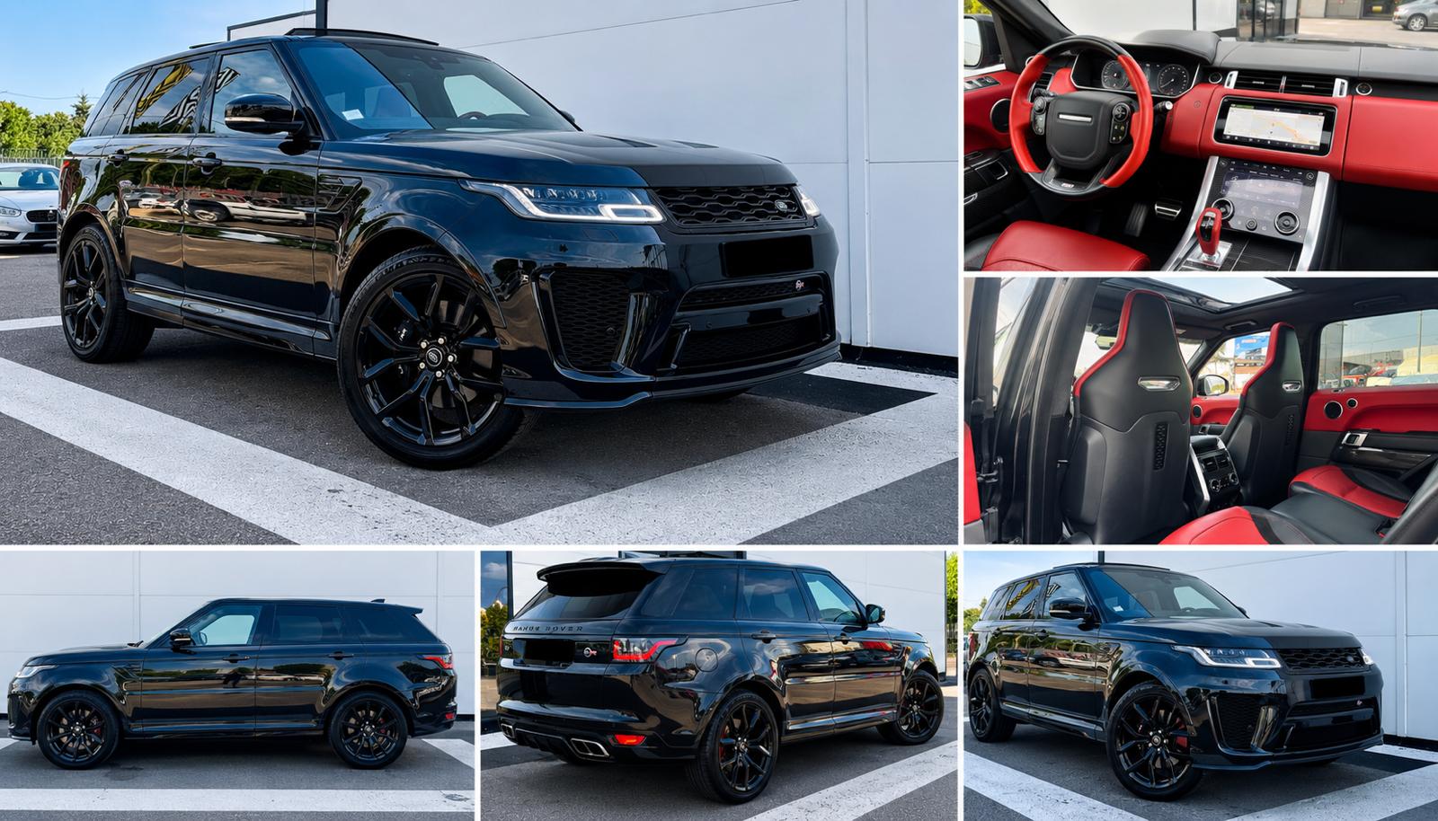 
								LAND ROVER RANGE ROVER SPORT II SVR CARBONE EDITION 5.0 V8 SUPERCHARGED 575 ch L494 ✅✅ GARANTIE POSSIBLE ✅✅ plein									